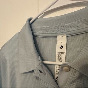 NWT lululemon athletica Light Blue Polo Shirt